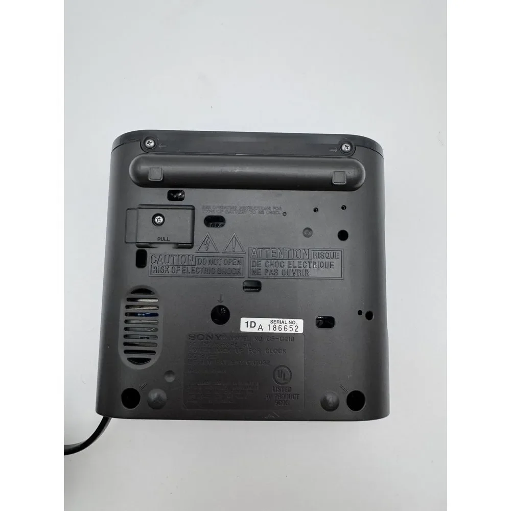 Sony‎ Dream Machine ICF-C218 Black Dual AM/FM Radio Alarm Clock